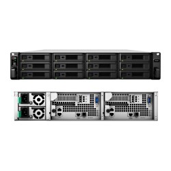 Synology RackStation SA3200D/12x LFF/2x 10G SFP+/8x 12TB HDD SAS/4x 3.84TB SSD/2x PSU