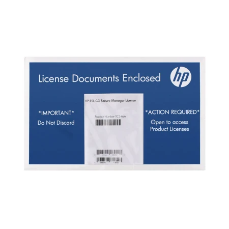 HP Enterprise ESL G3 Secure Manager License, HP, Procesori, TC346A, refurbished