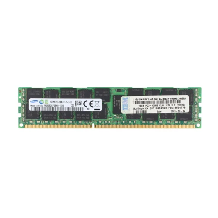 IBM 16GB (1x16GB) PC3-12800 2RX4 Server Memory, IBM, Memorija, A2U5, refurbished