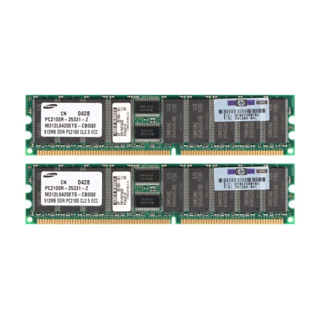 HP 1GB (2x512MB) PC-2100 Server Memory Kit, HP, Memorija, 300679-B21, refurbished