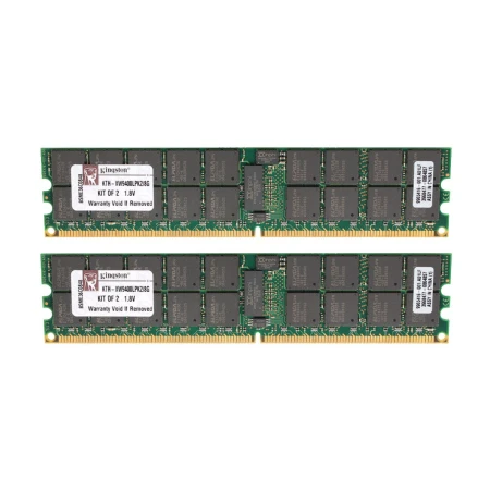 Kingston 8GB (2X4GB) PC2-5300 Server Memory Kit, Kingston, Memorija, KTH-XW9400LPK2/8G, refurbished
