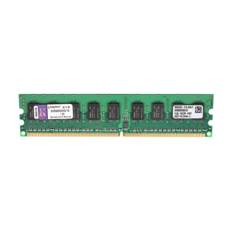 Kingston 1GB (1x1GB) PC-6400 Server Memory, Kingston, Memorija, KVR800D2E6/1G, refurbished