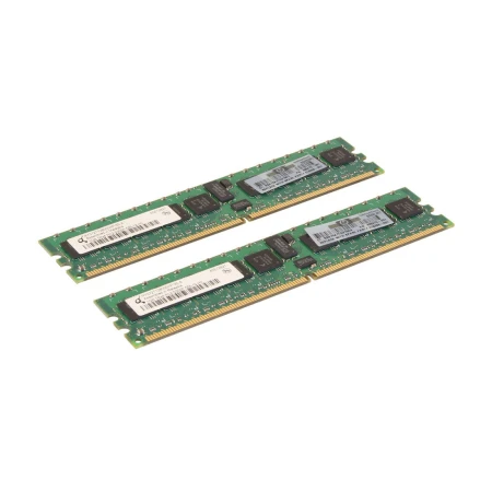 HP 2GB (2x1GB) PC2-5300 1Rx4 Server Memory Kit, HP, Memorija, 408851-B21, refurbished