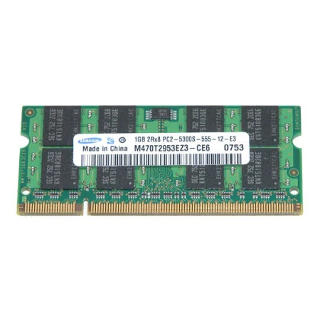 Samsung 1GB (1x1GB) PC2-5300 2Rx8 Memory Module, Samsung, Memorija, M470T2953EZ3-CE6, refurbished