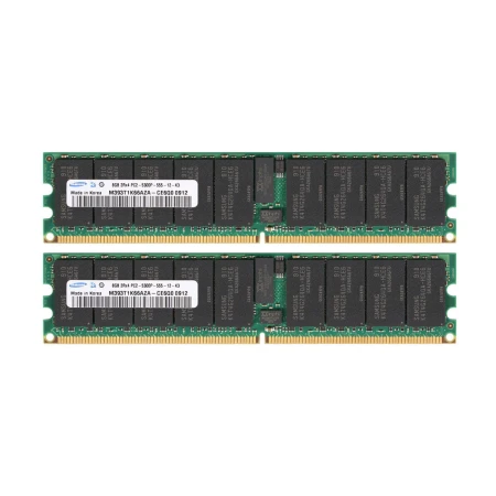 Samsung 16GB (2 X 8GB) PC2-5300P 2Rx4 Server Memory Kit, Samsung, Memorija, 408855-B21, refurbished