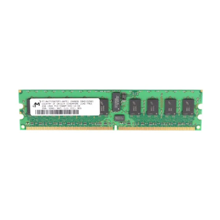Micron 2GB (1x2GB) PC2-5300P 1Rx4 Server Memory, Micron, Memorija, MT18HTF25672PY-667E1, refurbished