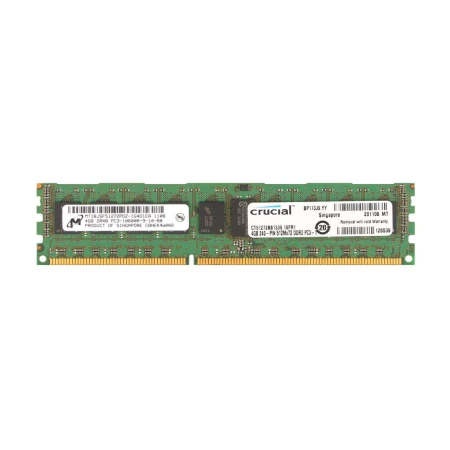 Micron 4GB (1x4GB) 2Rx8 PC3-10600R Server Memory, Micron, Memorija, MT18JSF51272PDZ-1G4, refurbished