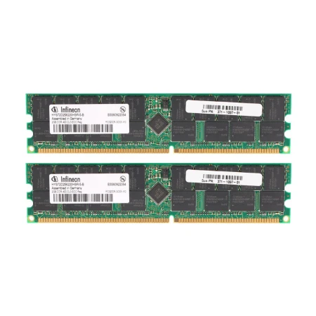 Sun 4GB (2x2GB) PC-3200 Server Memory Kit, Sun, Memorija, X8121A-Z, refurbished