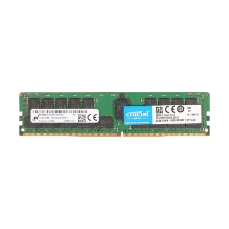 Crucial 32GB (1x32GB) PC4-25600AA-R 2Rx4 Server Memory, Crucial, Memorija, CT32G4RFD432A.36FE2, refurbished