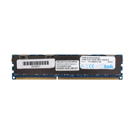 Hypertec 8GB (1x8GB) PC3-10600 (R) 2Rx4 Server Memory, Hypertec, Memorija, 500662-B21, refurbished
