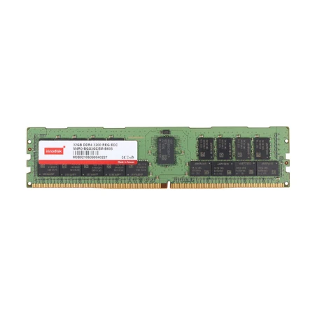 Innodisk 32GB (1x32GB) PC4-25600AA-R 2Rx8 Server Memory, Innodisk, Memorija, M4R0-BGS3GCEM, refurbished