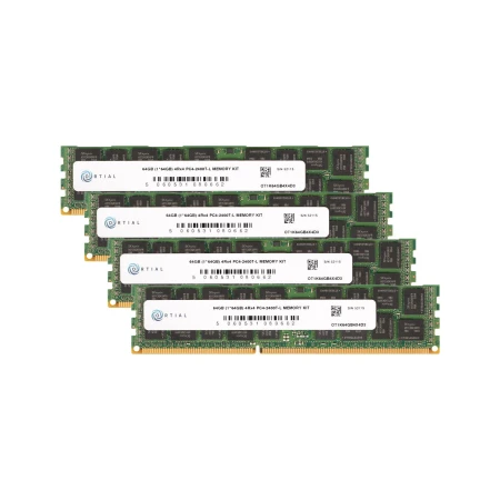 256GB Memory Upgrade Bundle for Dell Gen 13 and HP Gen 9 Servers, 256GB, Memorija, ORTIAL-MB-256-2400-OT1K64GB4X4D3, refurbished