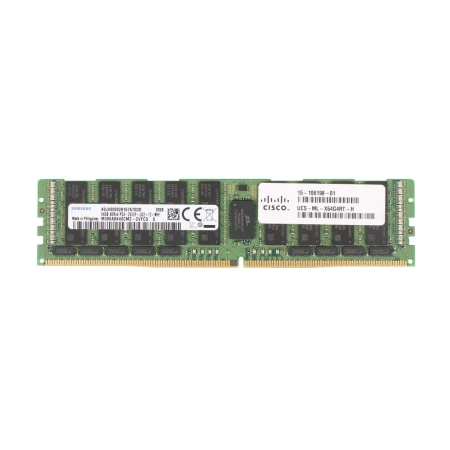 Cisco 64GB (1*64GB) PC4-23466U-L 4Rx4 Server Memory, Cisco, Memorija, UCS-ML-X64G4RT-H, refurbished