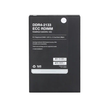 Synology 16GB (1x16GB) PC4-17000P-R 2Rx4 Server Memory Synology 16GB (1x16GB) PC4-17000P-R 2Rx4 Server Memory, Synology, Memorija, 726719-B21, refurbished