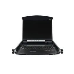 Aten KL1108VN CAT 5 Dual Rail LCD KVM Over IP 8 Port Switch