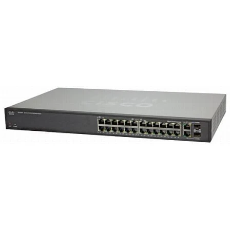 Cisco 24-Port 10/100/1000 POE Switch, Cisco, Switchevi, SLM224P, refurbished
