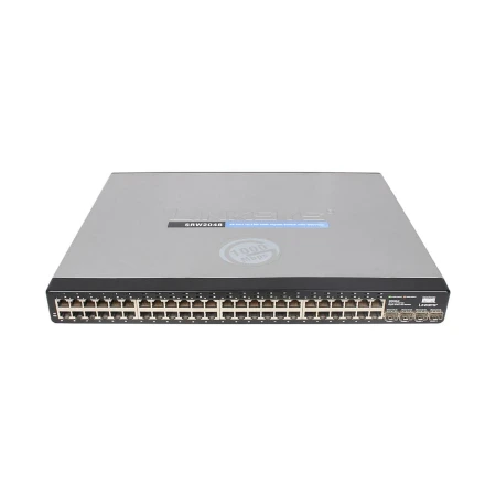 Cisco 300 Series 48-Port Managed Gigabit Switch, Cisco, Switchevi, SRW2048, refurbished