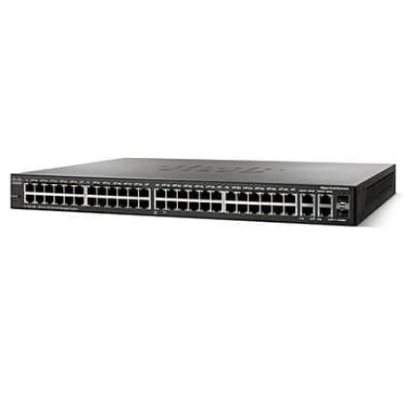 Cisco 48-Port 10/100 4-Port Gigabit Switch, Cisco, Switchevi, SRW248G4, refurbished