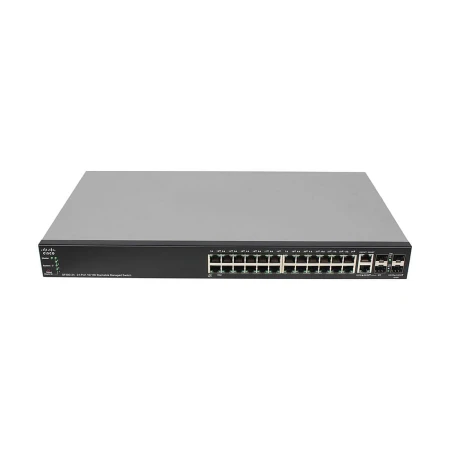 Cisco CSB 24-Port 10/100 PoE Stackable Switch, Cisco, Switchevi, SF500-24-K9, refurbished