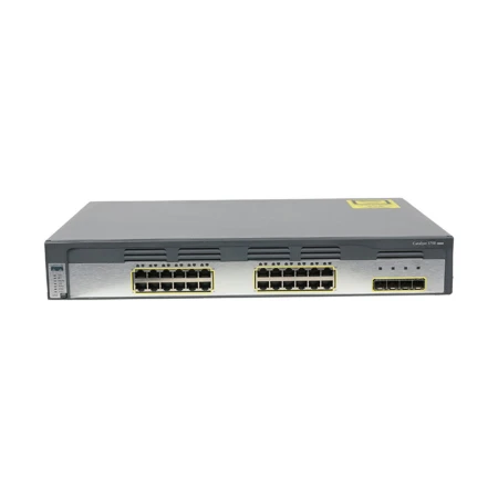Cisco Catalyst 24 10/100/1000 Switch, Cisco, Switchevi, WS-C3750G-24TS-E, refurbished