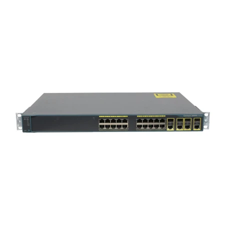Cisco Catalyst 24 Port 2960 Switch, Cisco, Switchevi, WS-C2960G-24TC-L, refurbished