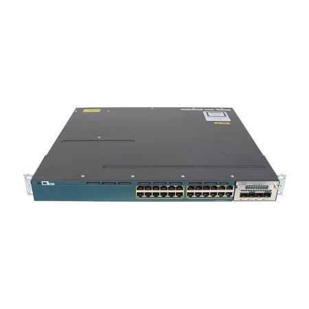 Cisco Catalyst 3560X 24-Port Switch With 10GB Module, Cisco, Switchevi, WS-C3560X-24T-S-10G, refurbished