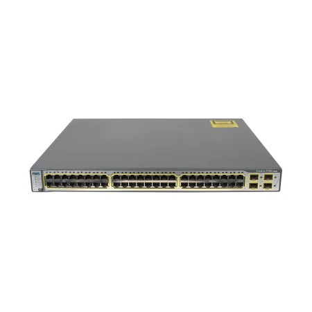 Cisco Catalyst 3750 48 10/100/1000 Ethernet Switch, Cisco, Switchevi, WS-C3750G-48TS-E, refurbished