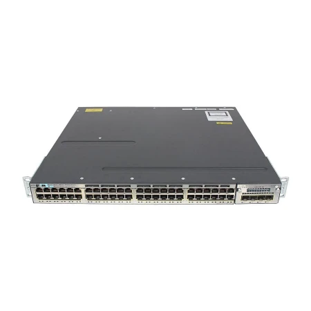 Cisco Catalyst 3750X 48-Port GBE PoE Switch, Cisco, Switchevi, WS-C3750X-48P-E-1G, refurbished