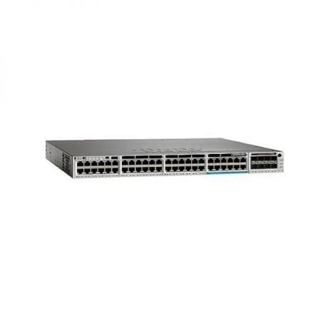Cisco Catalyst 3850 48 Port (12 MGIG+36 GIG) UPOE LAN Base, Cisco, Switchevi, WS-C3850-12X48U-S, refurbished