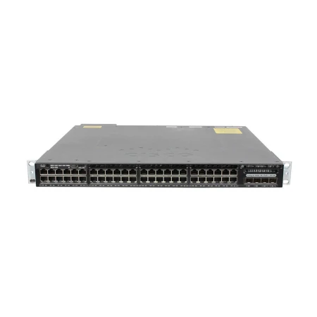 Cisco Catalyst Managed L3 Gigabit Ethernet (10/100/1000) Power over Ethernet (PoE) Switch, Cisco, Switchevi, WS-C3650-48FD-L, refurbished