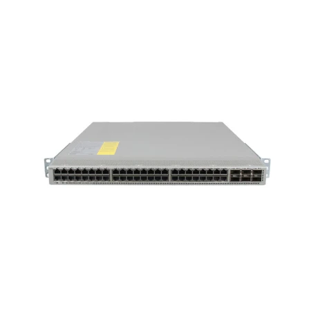 Cisco N9K Fixed 48 Port 10G BASE-T AND 6P 40G/100G QSFP28, Cisco, Switchevi, N9K-C93108TC-EX, refurbished