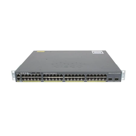 Cisco POE 370W 48 Port 2x SFP XR IP Lite Switch, Cisco, Switchevi, WS-C2960XR-48LPD-I, refurbished