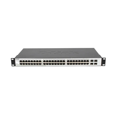 D-Link 48-Port Managed Switch W/ 4 X SFP Ports Rack Mounted, D-Link, Modularni switchevi, DGS-1210-52, refurbished