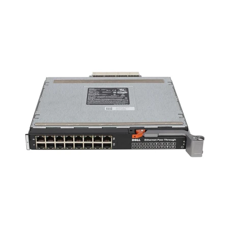 Dell 16 Port Ethernet Pass Through M1000E, Dell, Modularni switchevi, WW060, refurbished