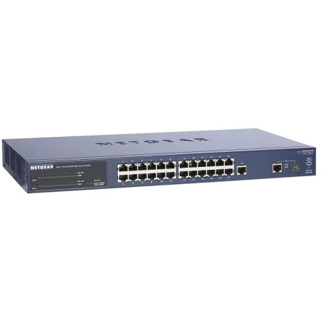 NetGear ProSafe 24 Port 10/100 Smart Switch, NetGear, Modularni switchevi, FS726T, refurbished