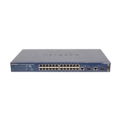 Netgear 24+2 Port Fast Ethernet L3 Managed Switch with POE
