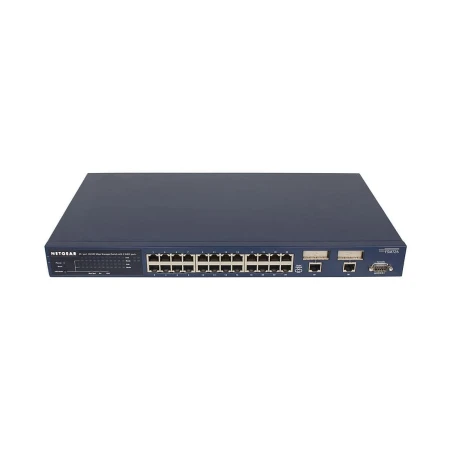 Netgear Prosafe 24 Port 10/100 L2 Managed Switch No Brackets, NetGear, Modularni switchevi, FSM726, refurbished