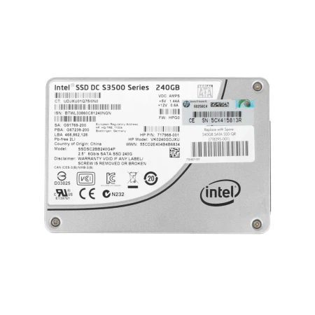HP Solid State Drive 240GB VE QR SATA, HP, SSD - Solid State diskovi, 718180-B21, refurbished