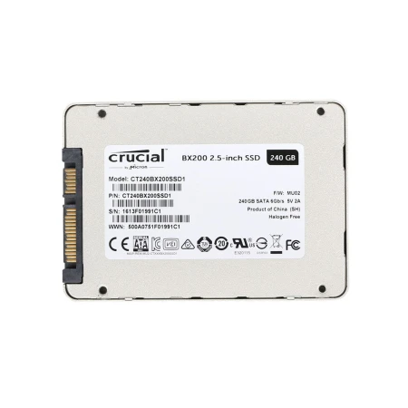 Crucial 240GB 6G SATA Solid State Drive, Crucial, SSD - Solid State diskovi, CT240BX200SSD1, refurbished