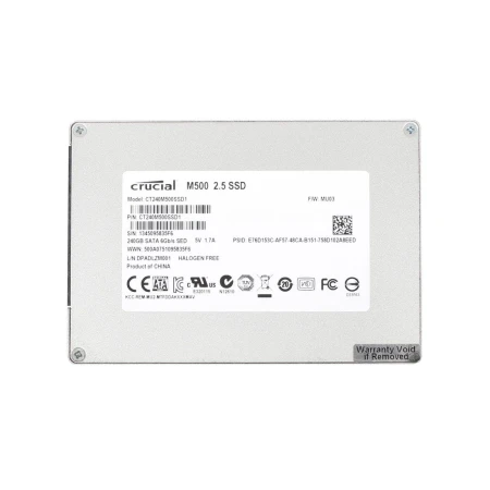 Crucial M500 240GB SATA Solid State Drive, Crucial, SSD - Solid State diskovi, CT240M500SSD1, refurbished