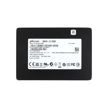 Micron M600 512GB SATA Solid State Drive, Micron, SSD - Solid State diskovi, MTFDDAK512MBF-1AN12ABYY, refurbished