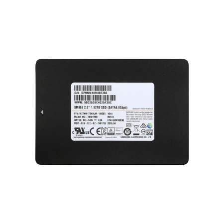 Samsung 1.9TB 6G SATA Solid State Drive, Samsung, SSD - Solid State diskovi, MZ7KM1T9HAJM, refurbished