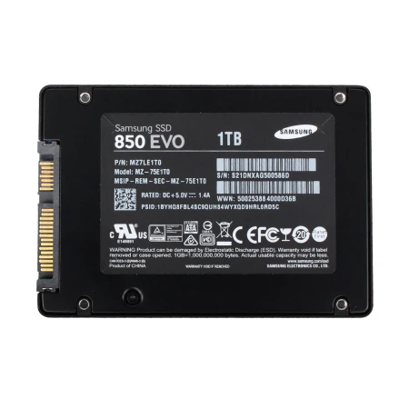 Samsun 1TB 850 SATA Solid State Drive, Samsun, SSD - Solid State diskovi, MZ7LE1T0, refurbished