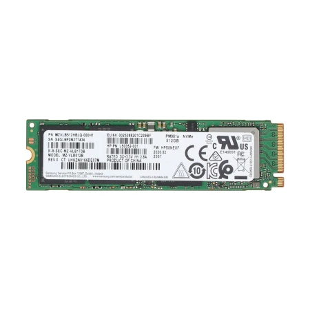 Samsung PM981 NVMe 512GB Solid State Drive M.2 PCIe, Samsung, SSD - Solid State diskovi, 09Y4V9, refurbished