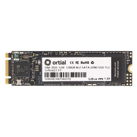 Ortial 128GB Solid State Drive SATA III M.2 2280, ORTIAL, SSD - Solid State diskovi, OM-350-128, refurbished