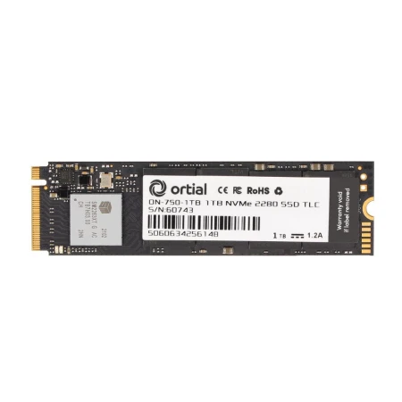 Ortial 1TB Solid State Drive NVME M.2 2280, ORTIAL, SSD - Solid State diskovi, ON-750-1TB, refurbished