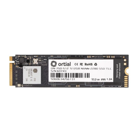 Ortial 512GB Solid State Drive NVME M.2 2280, ORTIAL, SSD - Solid State diskovi, ON-750-512, refurbished