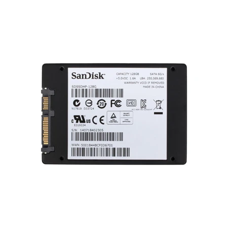 Sandisk Ultra Plus 128GB SATA Solid State Drive, Sandisk, SSD - Solid State diskovi, SDSSDHP-128G, refurbished