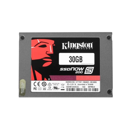 Kingston Solid State Drive 30GB SATA, Kingston, SSD - Solid State diskovi, SS200S3/30G, refurbished