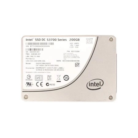 Intel S3700 200GB SATA Solid State Drive, Intel, SSD - Solid State diskovi, SSDSC2BA200G301, refurbished